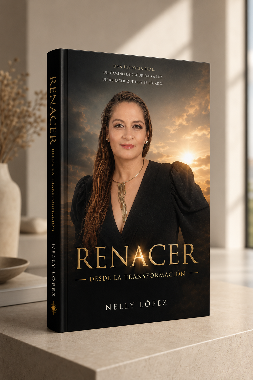 Mockup del libro Renacer desde la Transformación